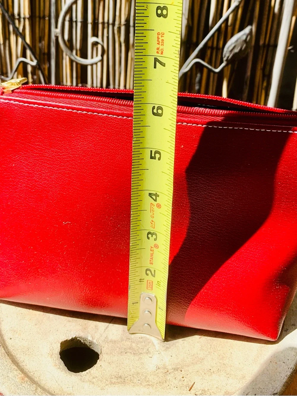 Elizabeth Arden Red Leather Cosmetic Pouch - Women Bags